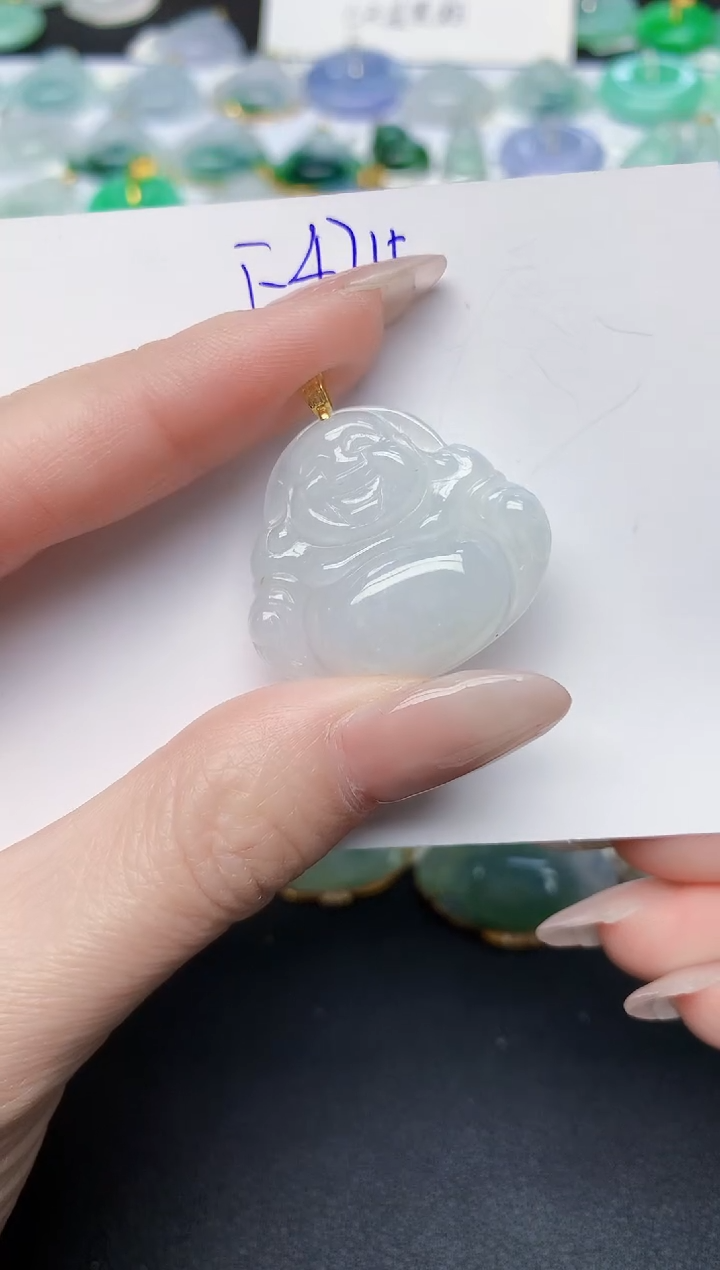 颈饰未镶嵌翡翠天然缅甸A货翡翠百元以上9元证书费自理