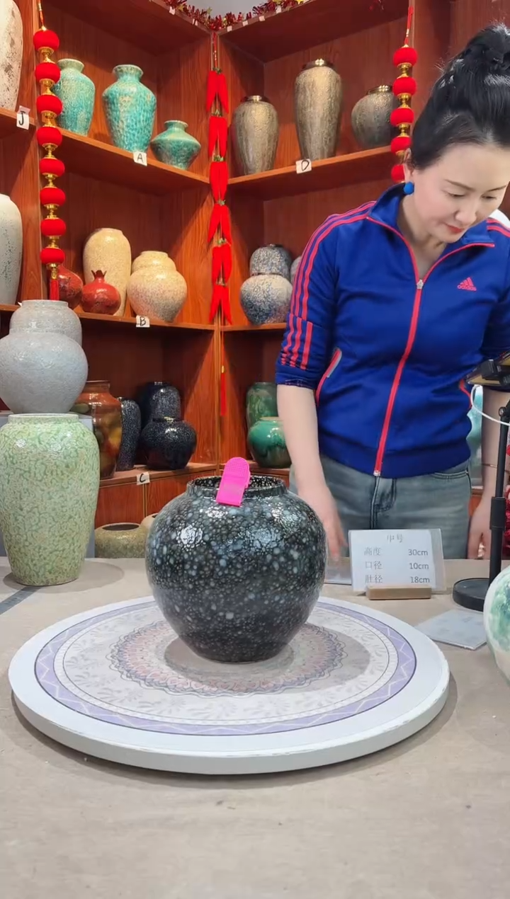 【闪购商品】瓶陶瓷花瓶 无花 微瑕a732  