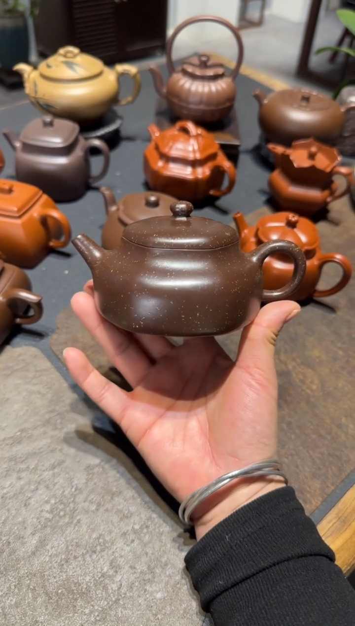 【闪购商品】紫砂茶壶六方静乐 铺砂