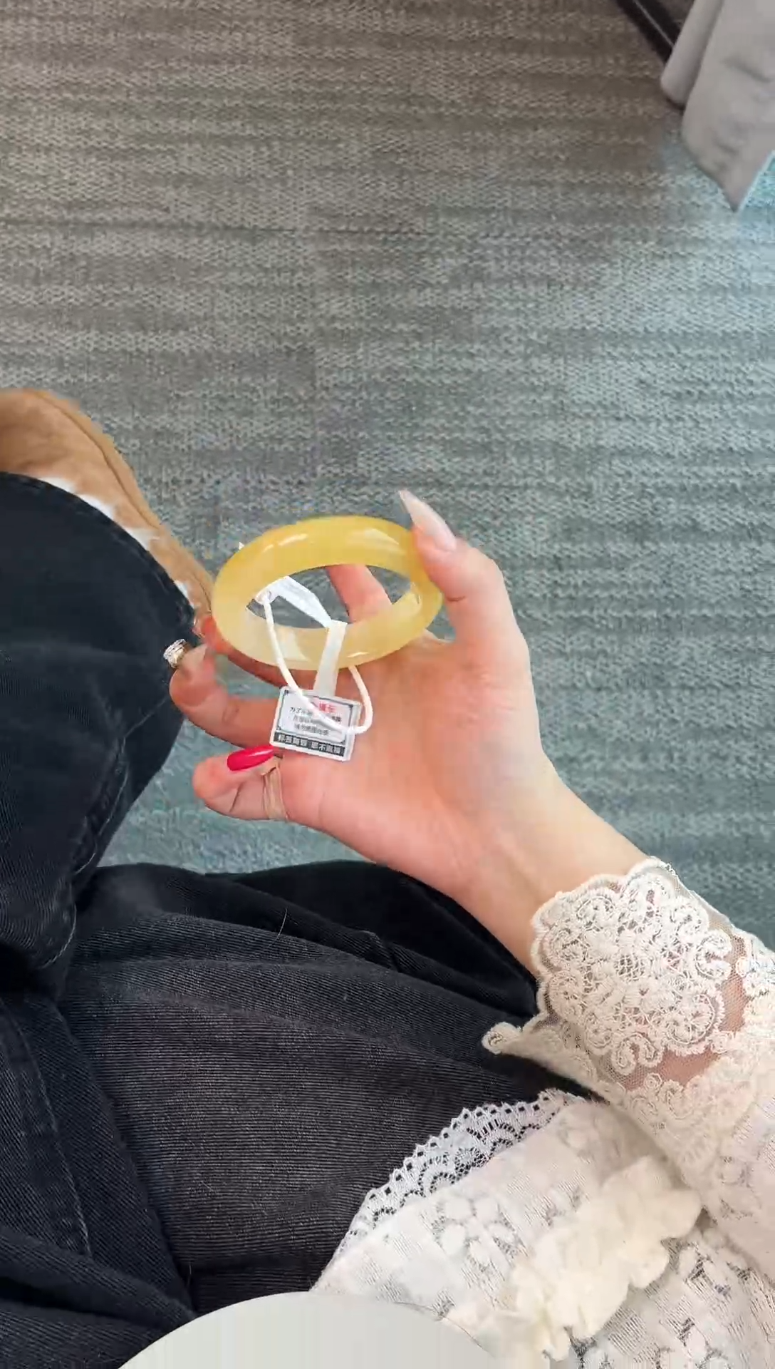 未镶嵌手镯石英质玉62.53