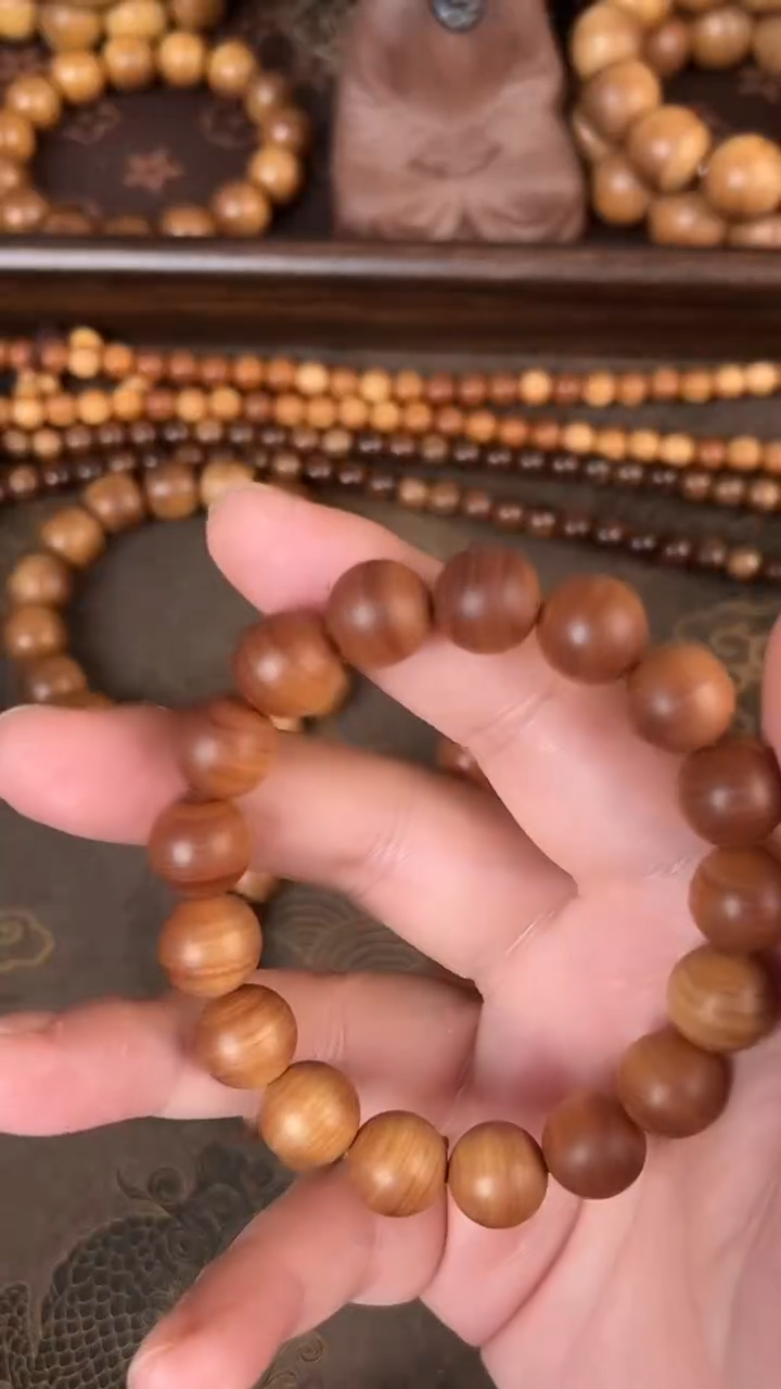 檀香木淡***J迈索尔正区老山檀虎皮纹1.2沉水