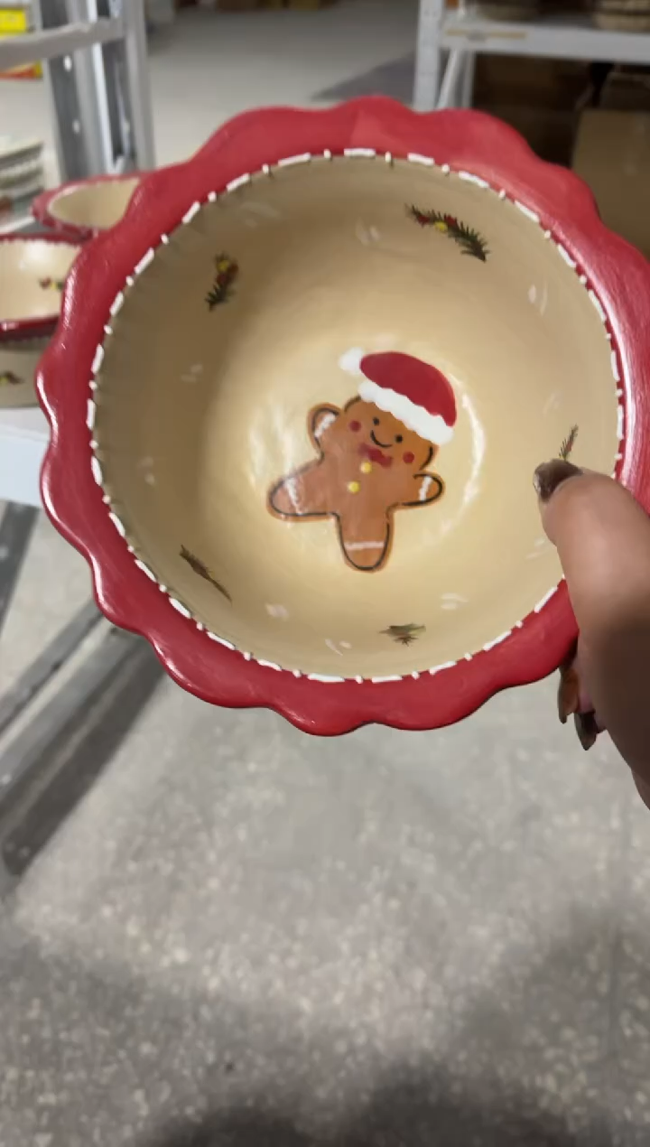 陶瓷姜饼人草帽碗【十里高温釉下彩陶瓷】