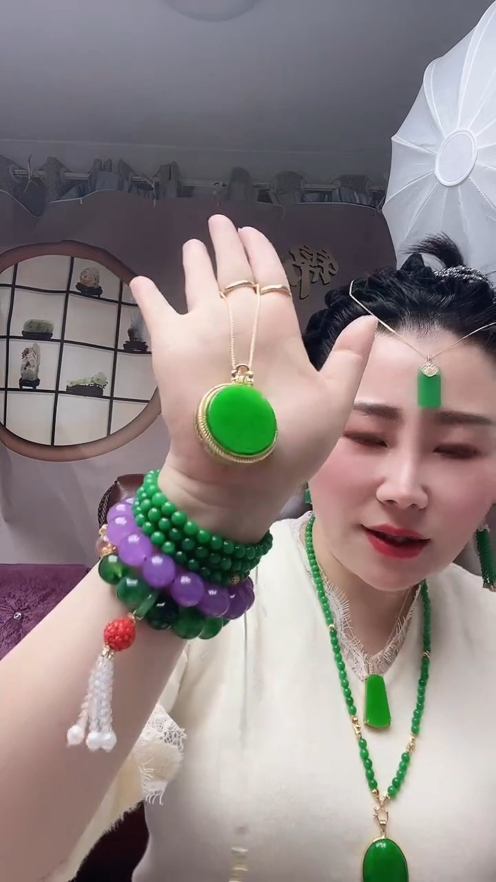 【闪购商品】翡翠颈饰14K金镶嵌X63号