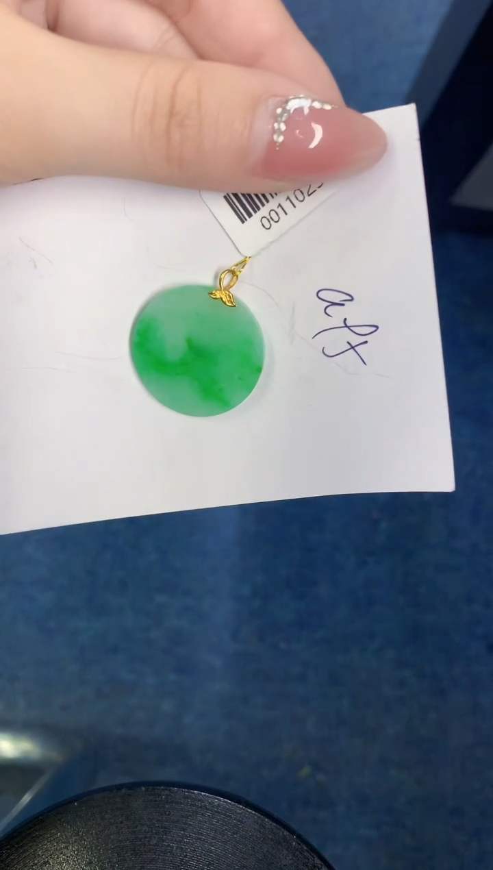 【闪购商品】翡翠颈饰18K金镶嵌000000000