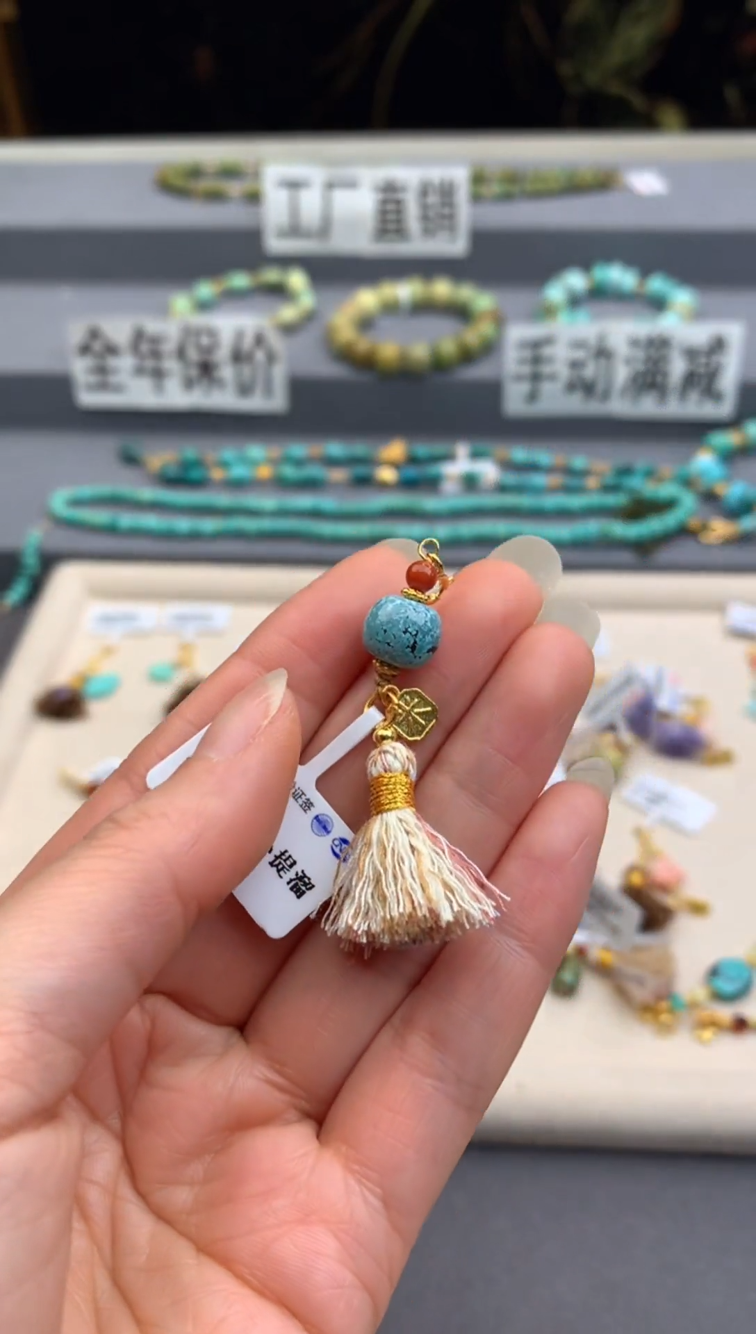 银S925镶嵌提溜南红玛瑙茜.F145