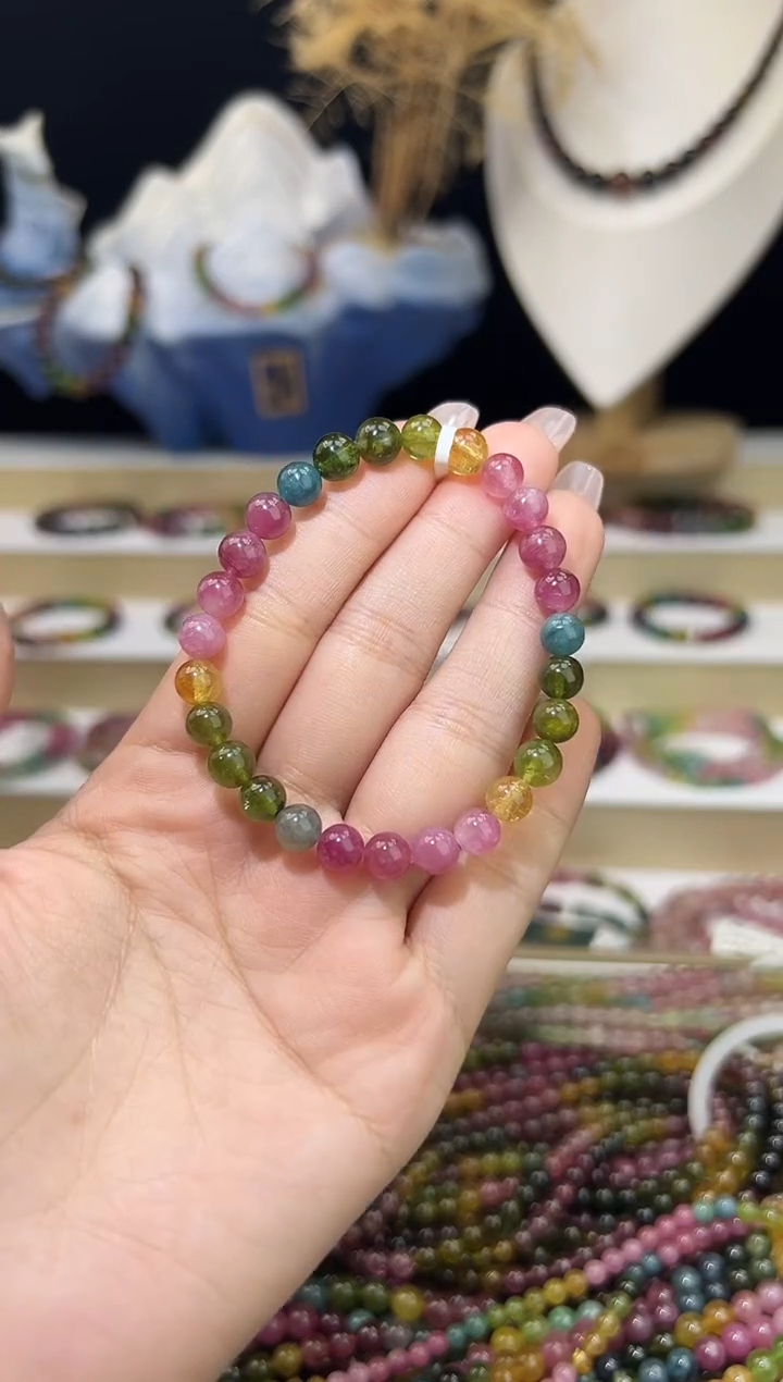 【闪购商品】碧玺/未镶嵌6mm+碧玺单圈多样性发货