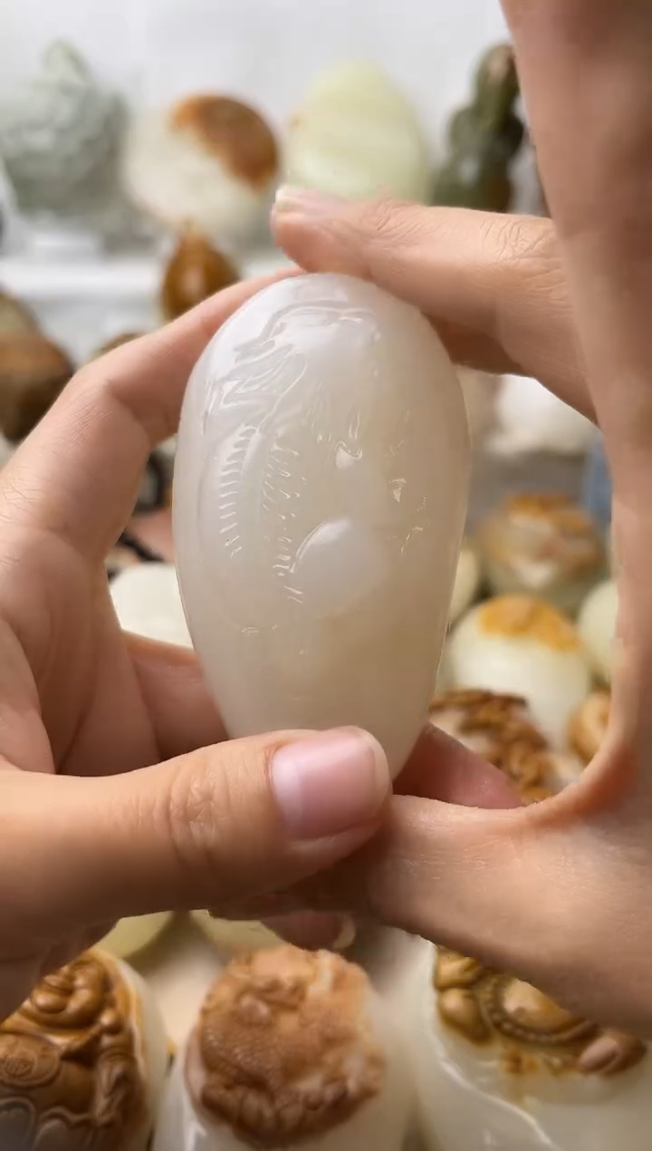 石材古青石棉纹正常不退换貔貅