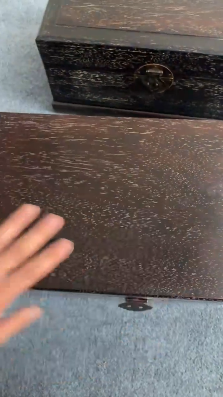 木花梨木紫檀木一物一拍箱子