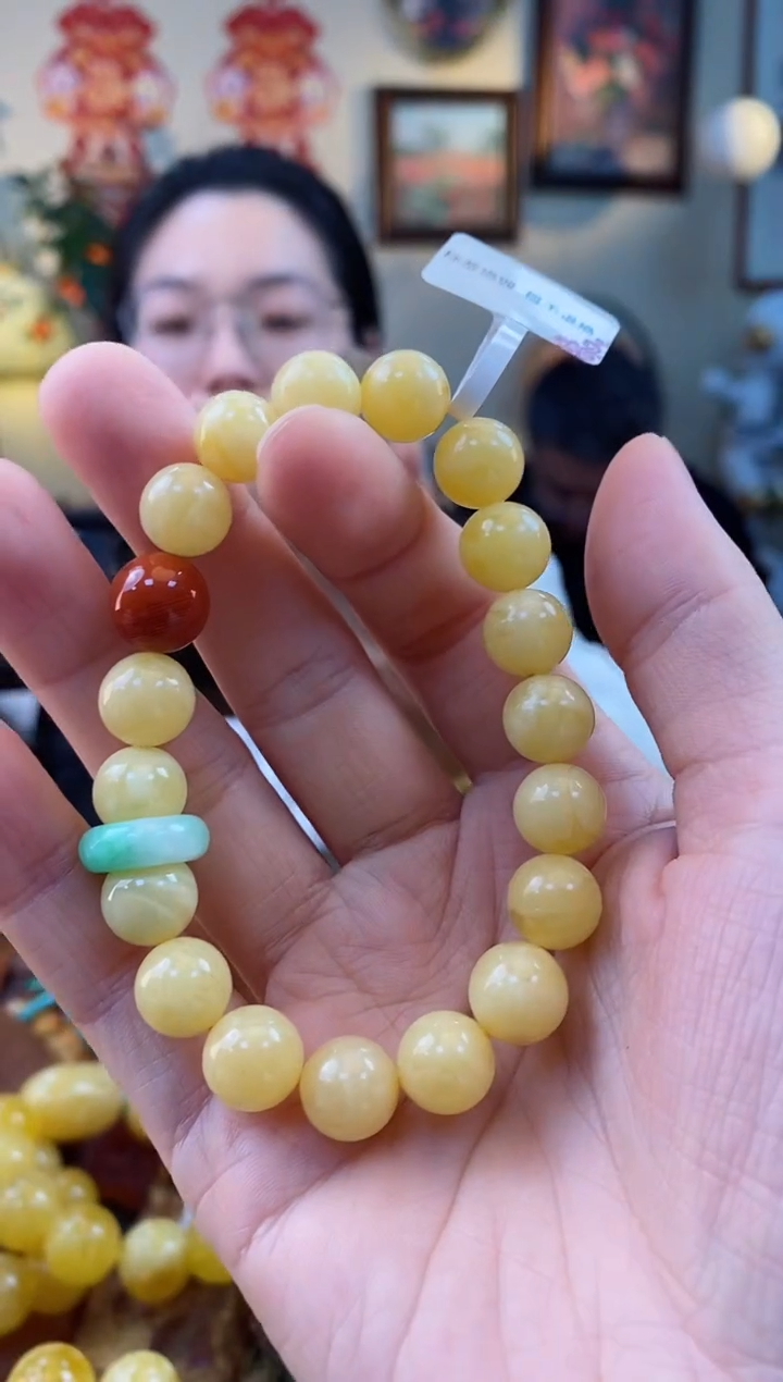 【闪购商品】琥珀手串未镶嵌手串 