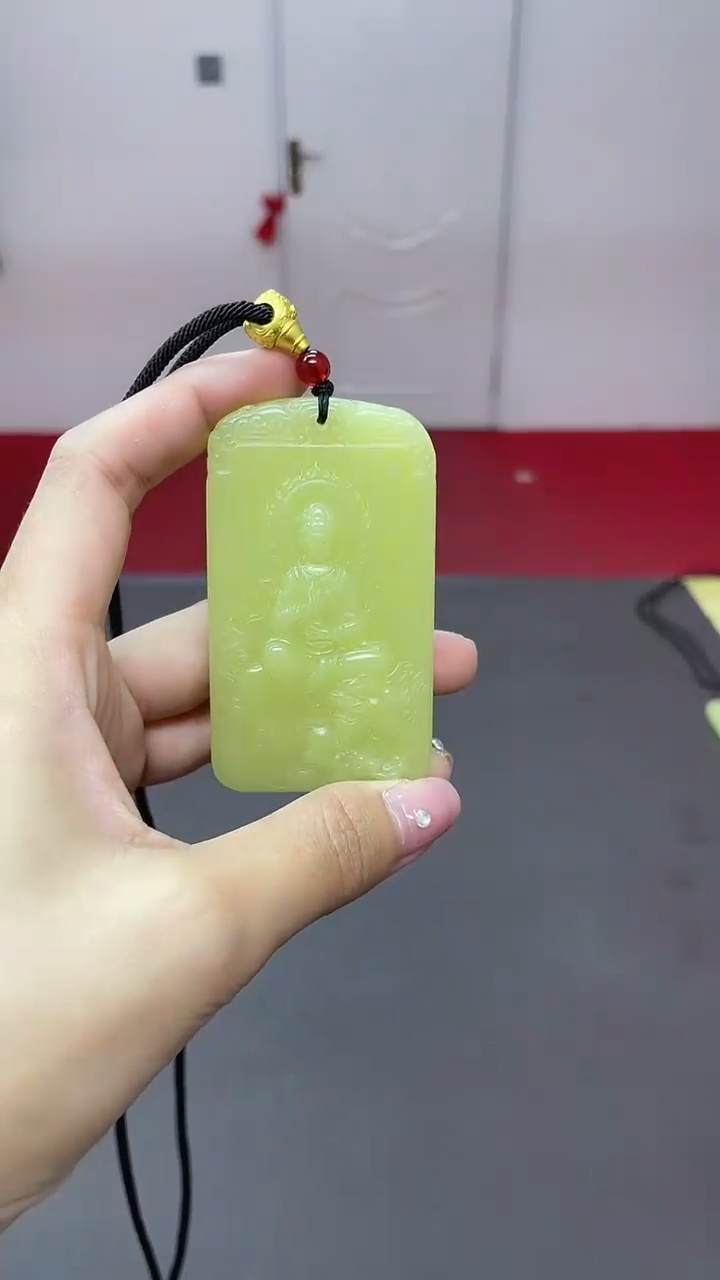 【闪购商品】和田玉吊坠未镶嵌观音吊坠