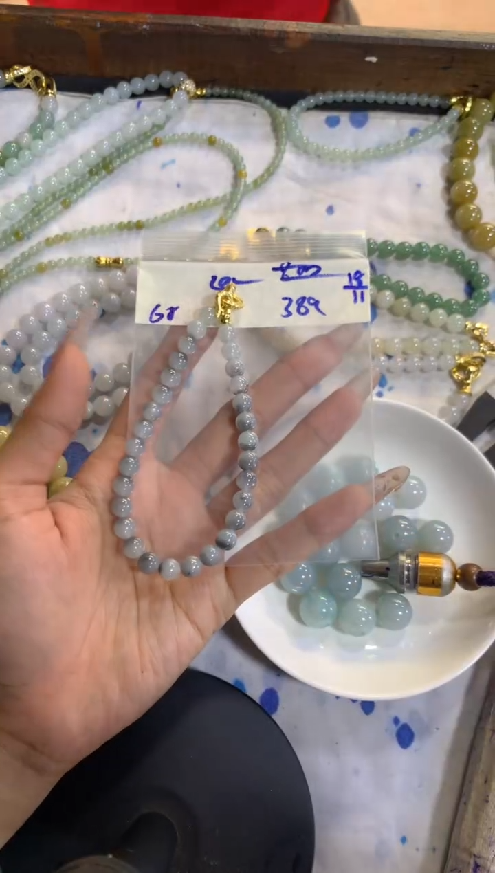 未镶嵌珠串定制翡翠天然缅甸翡翠 多样性发货