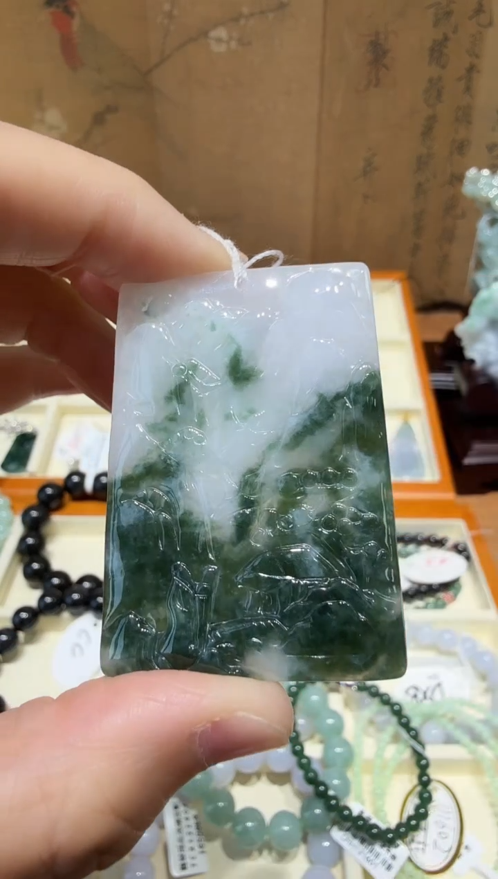 未镶嵌挂件翡翠A货翡翠多样性孤品