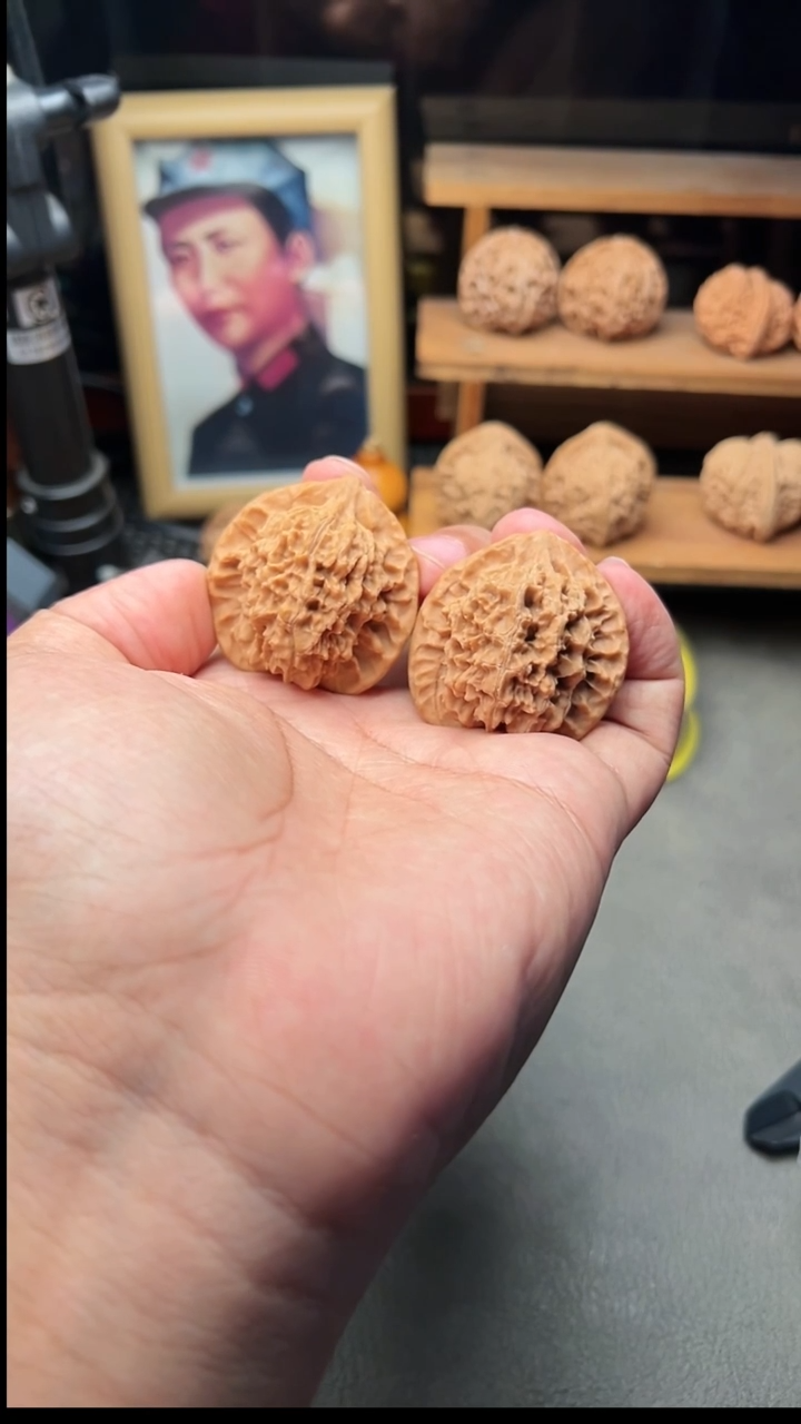 吊坠文玩核桃龙鳞纹野生官帽福利对