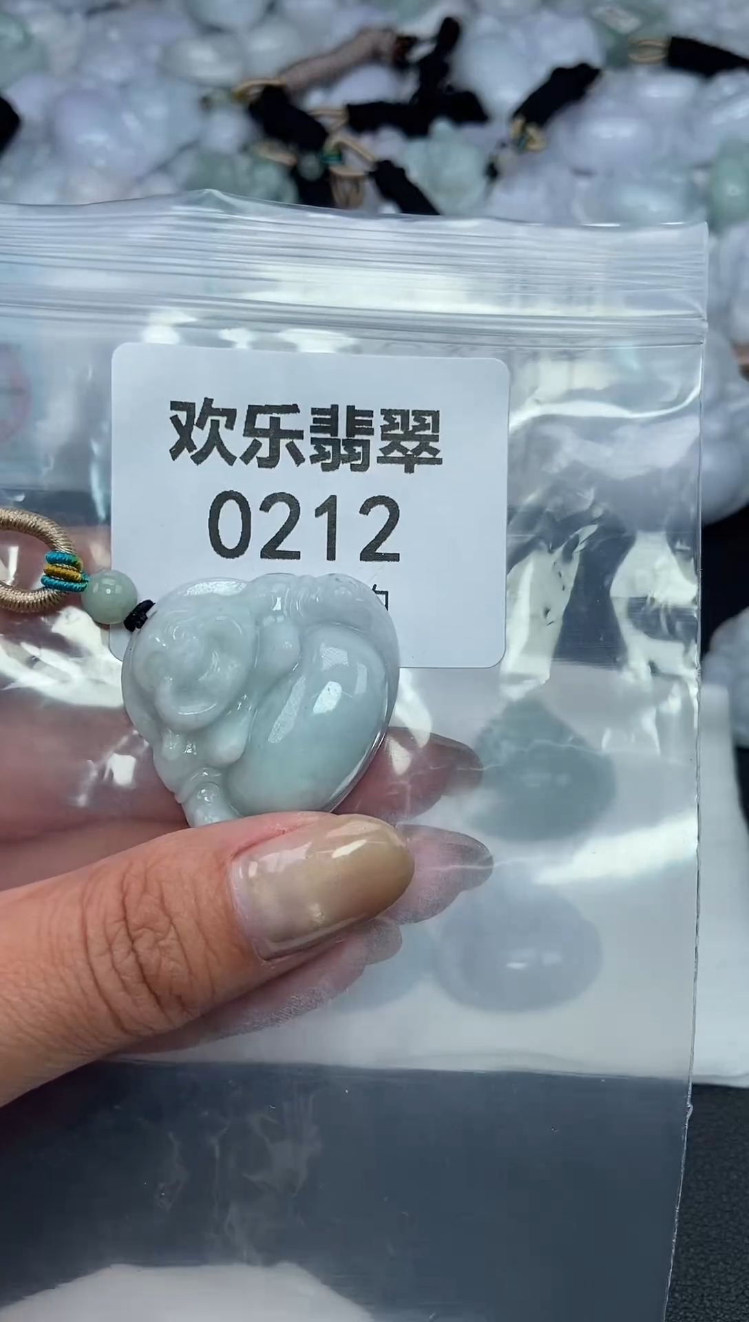 颈饰未镶嵌翡翠缅甸天然翡翠0212