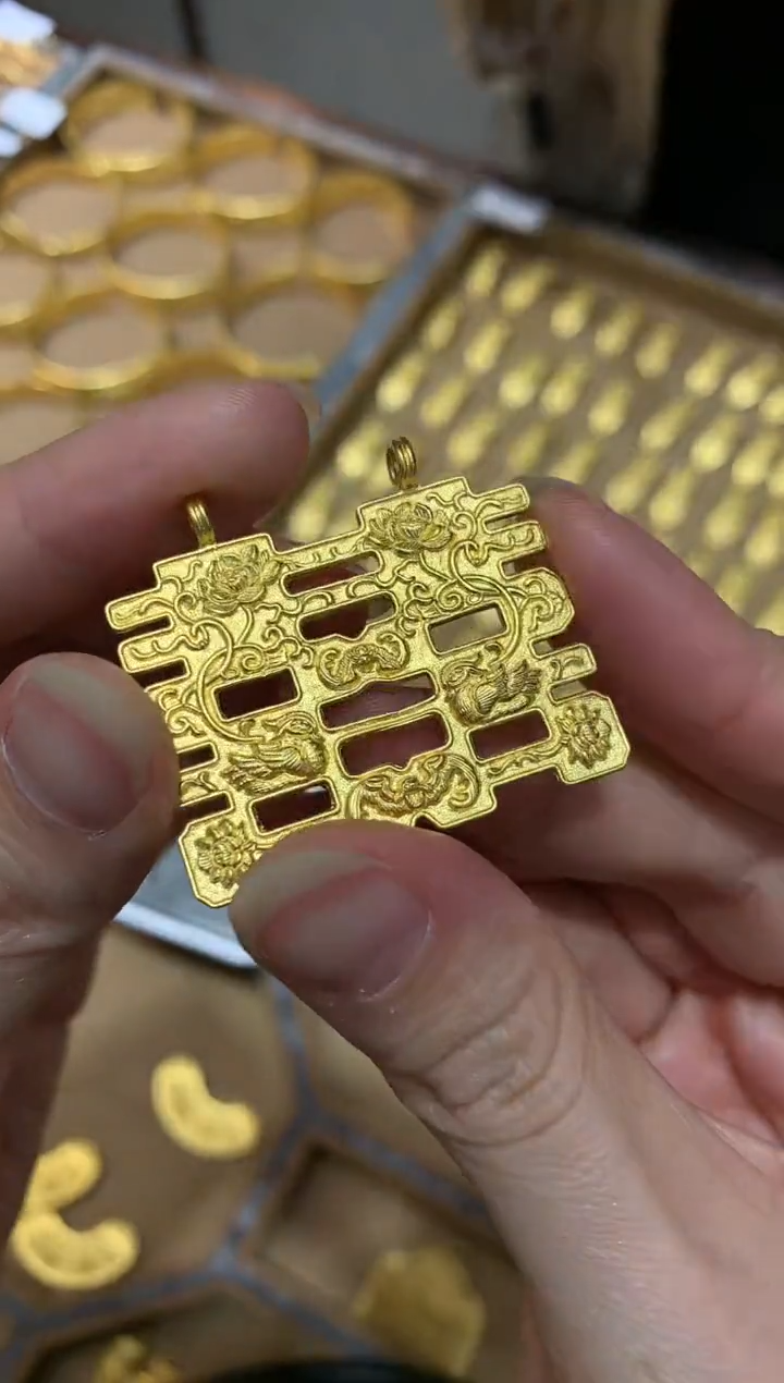 【闪购商品】定制足金吊坠(不含链)W271|10803