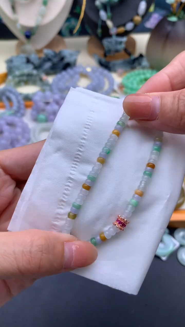 未镶嵌手串翡翠翡翠