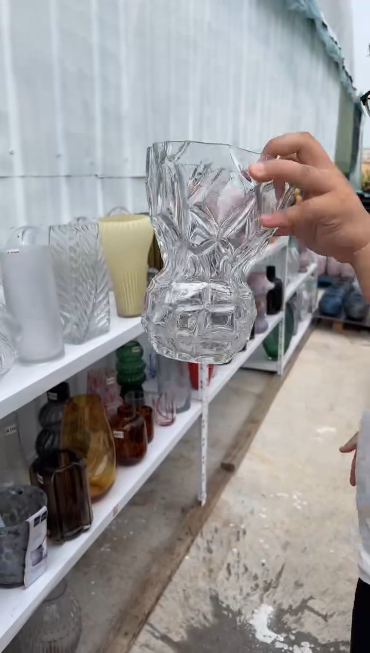 玻璃花瓶用于客厅桌面插花装饰