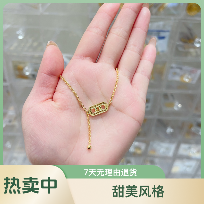 坠链均足银 足银套链 龙鳞猪鼻子套链百搭不过时轻奢小众时尚