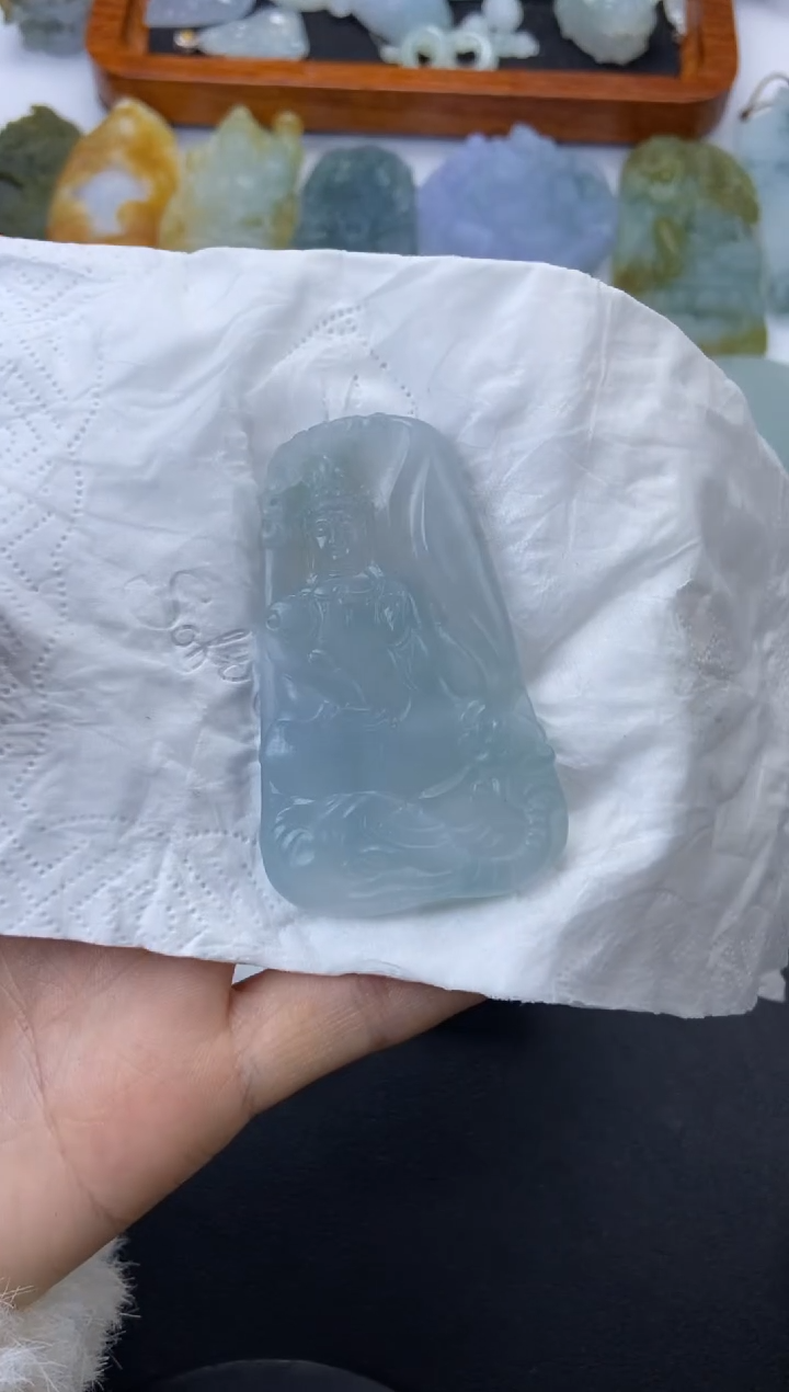 【闪购商品】定制翡翠未镶嵌普贤