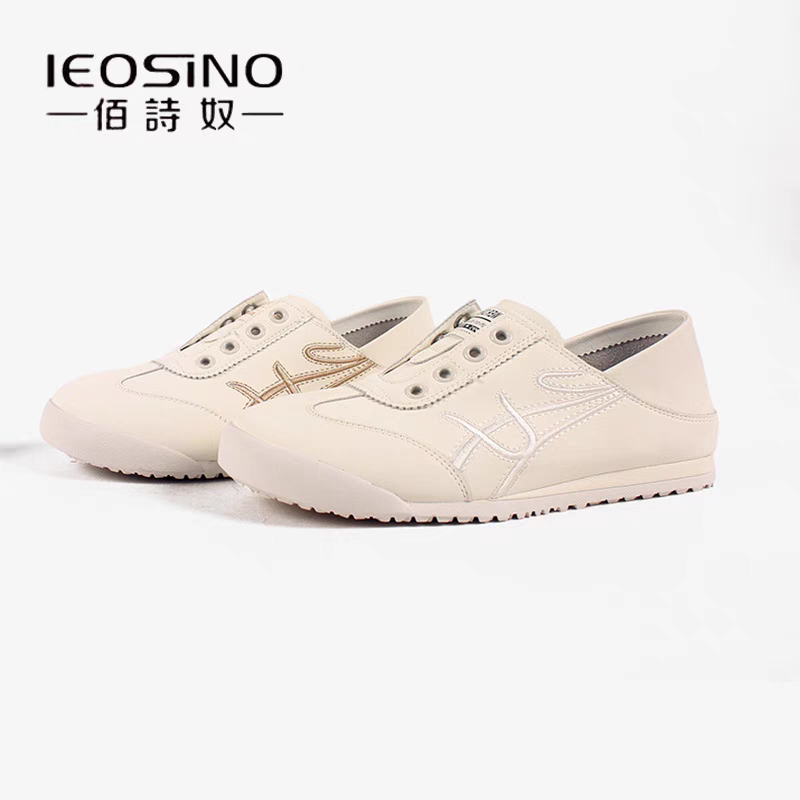 佰家431544856新款小白鞋时尚舒适一脚蹬休闲鞋套脚百搭