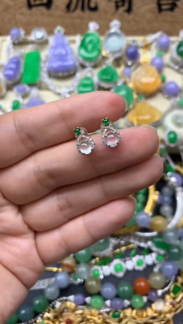 【闪购商品】翡翠颈饰18K金镶嵌170-中国好珍宝