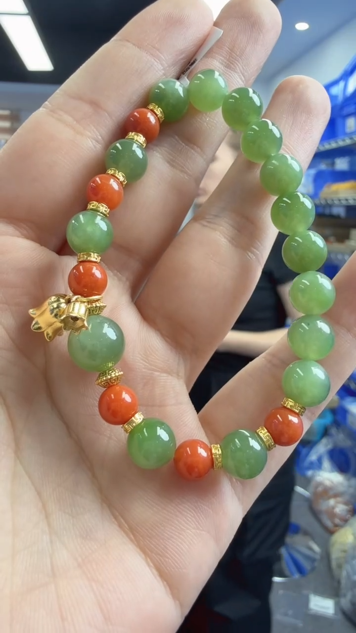 手链未镶嵌和田玉120秒拍号 假一罚三