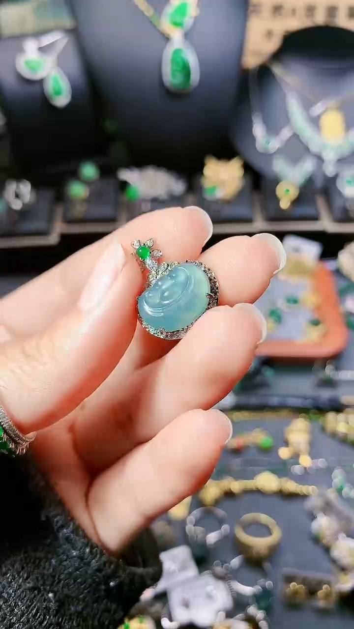 【闪购商品】翡翠项链未镶嵌吊坠