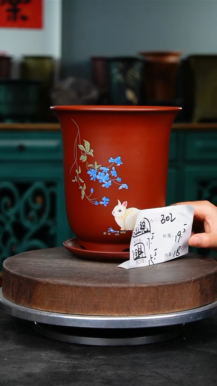 紫砂花盆302+z紫砂花盆