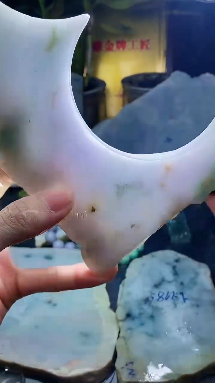 未镶嵌挂件翡翠小雨228