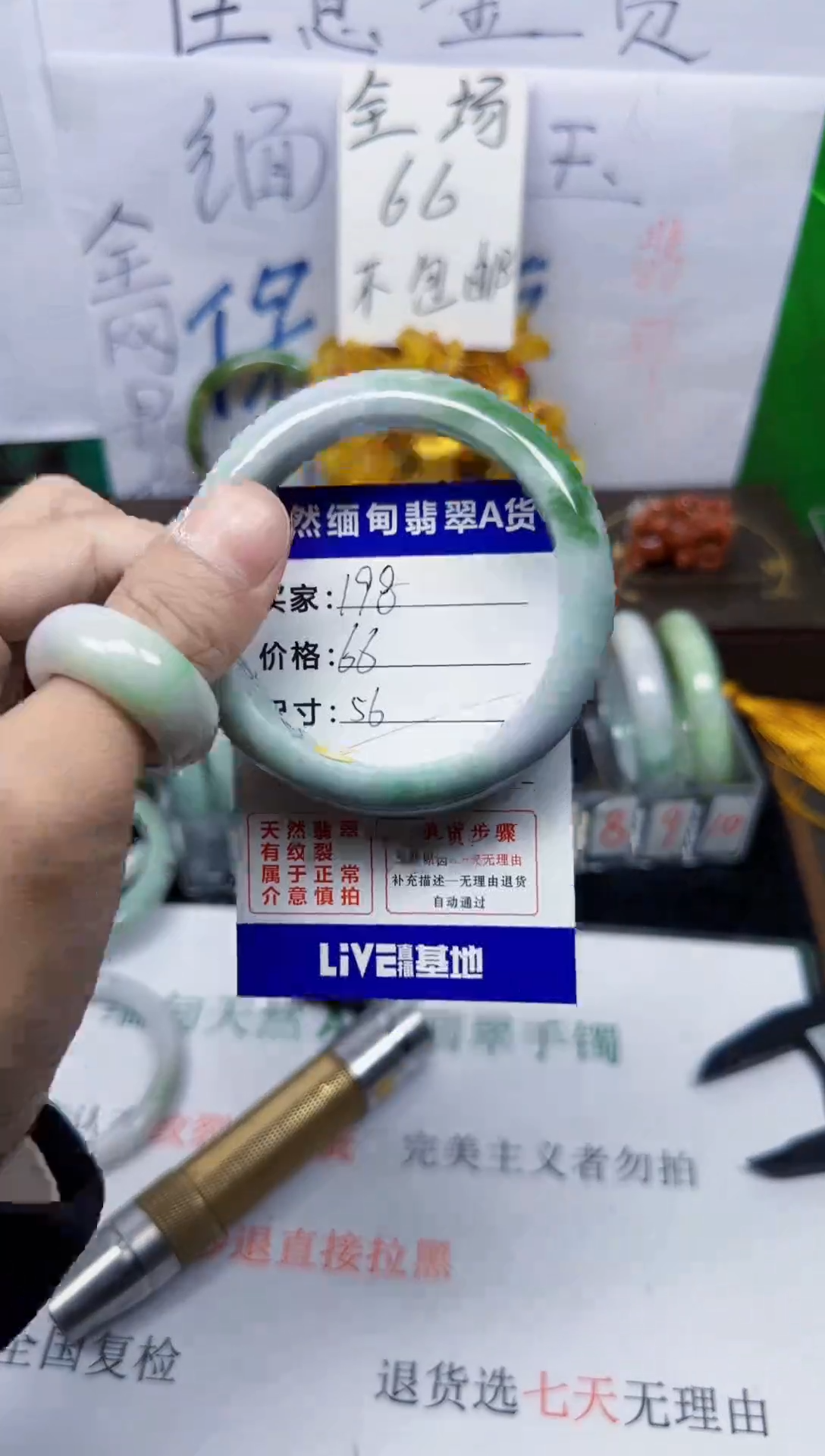 未镶嵌手镯翡翠198