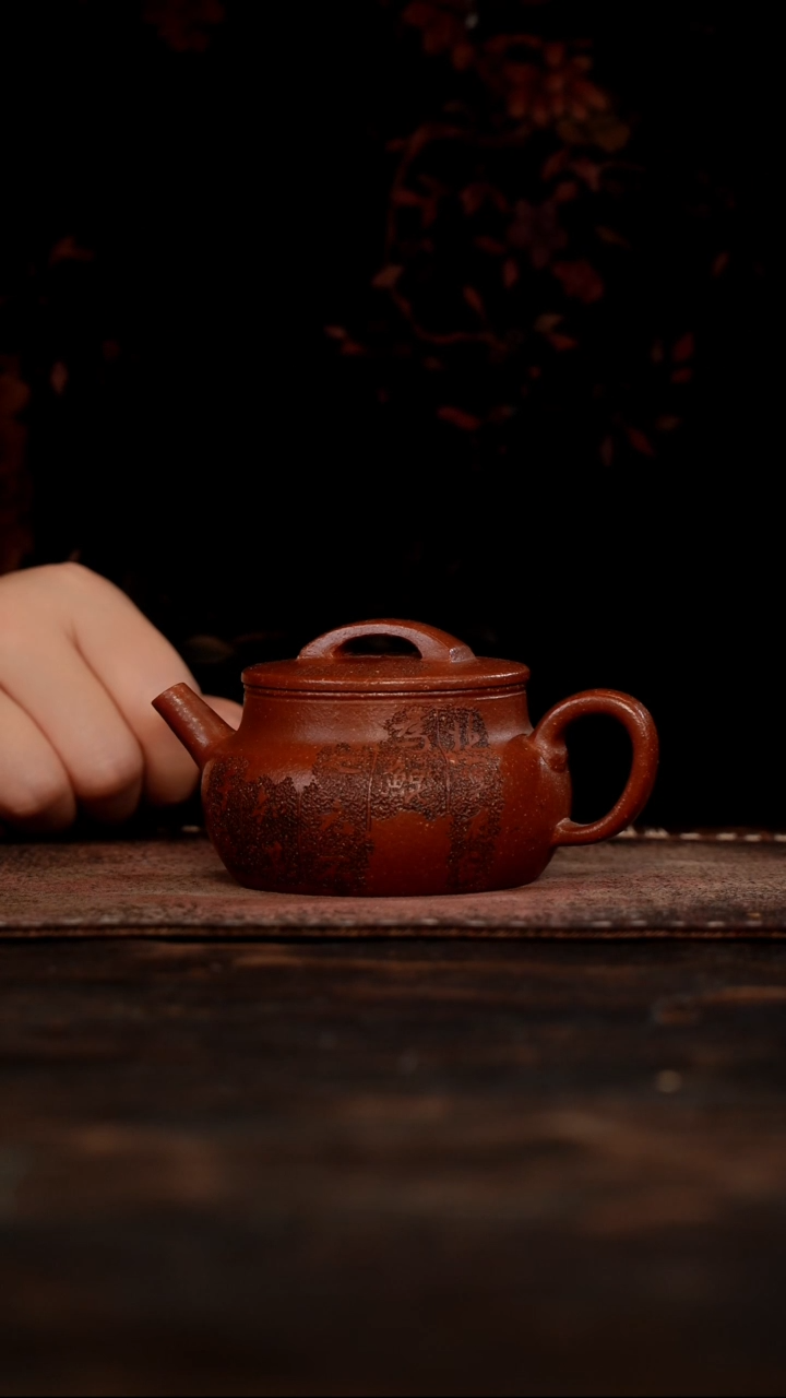 茶杯紫砂非遗茶器-鲲壶