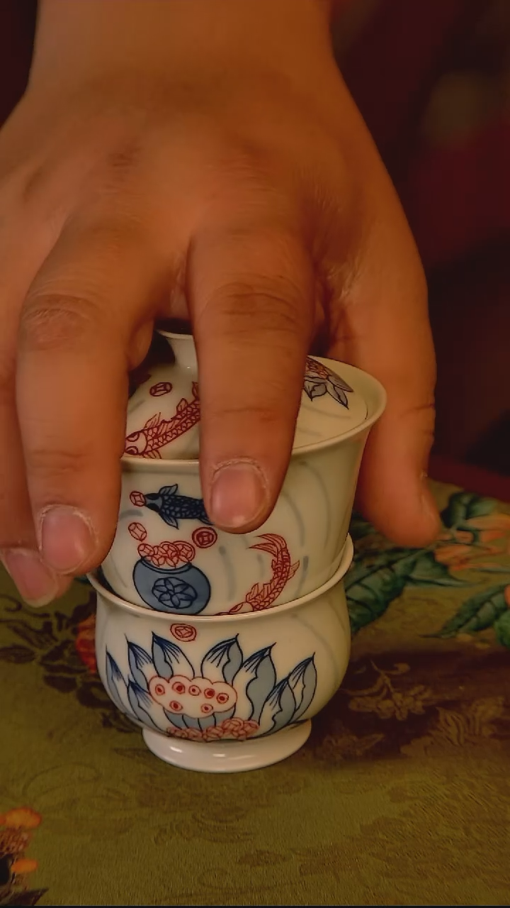 杯手工手绘杯杯很美丽