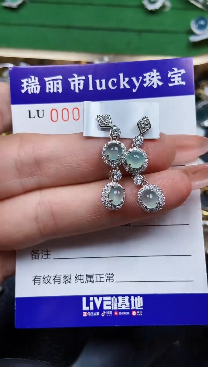 【闪购商品】翡翠颈饰银S925镶嵌0065