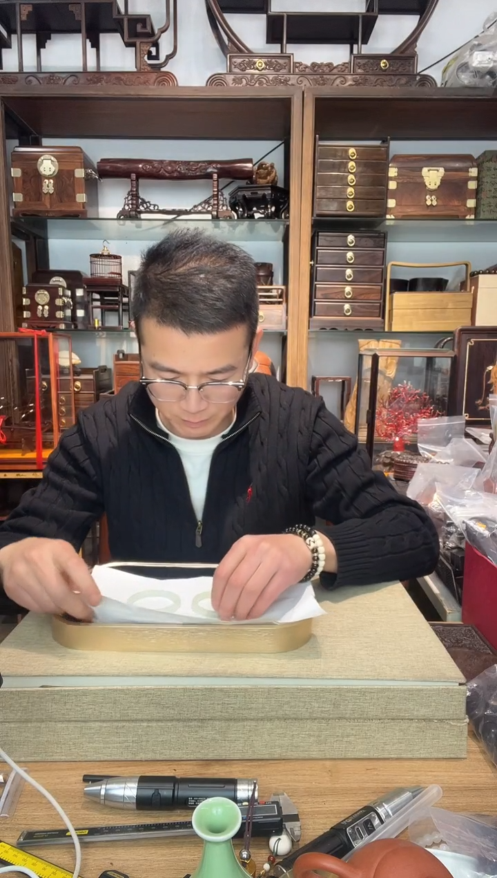 用****6786所见即所得  粉6*8老型单圈手串