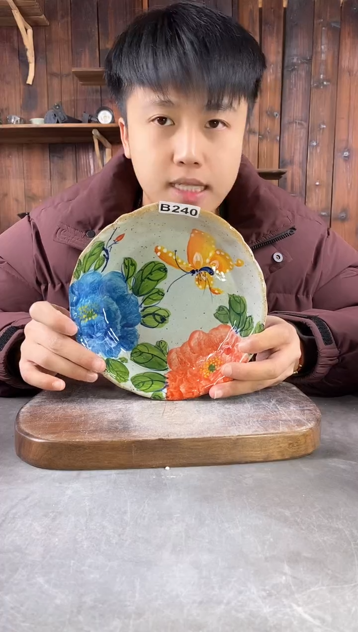 【闪购商品】碗240，手工手绘，新年快乐！