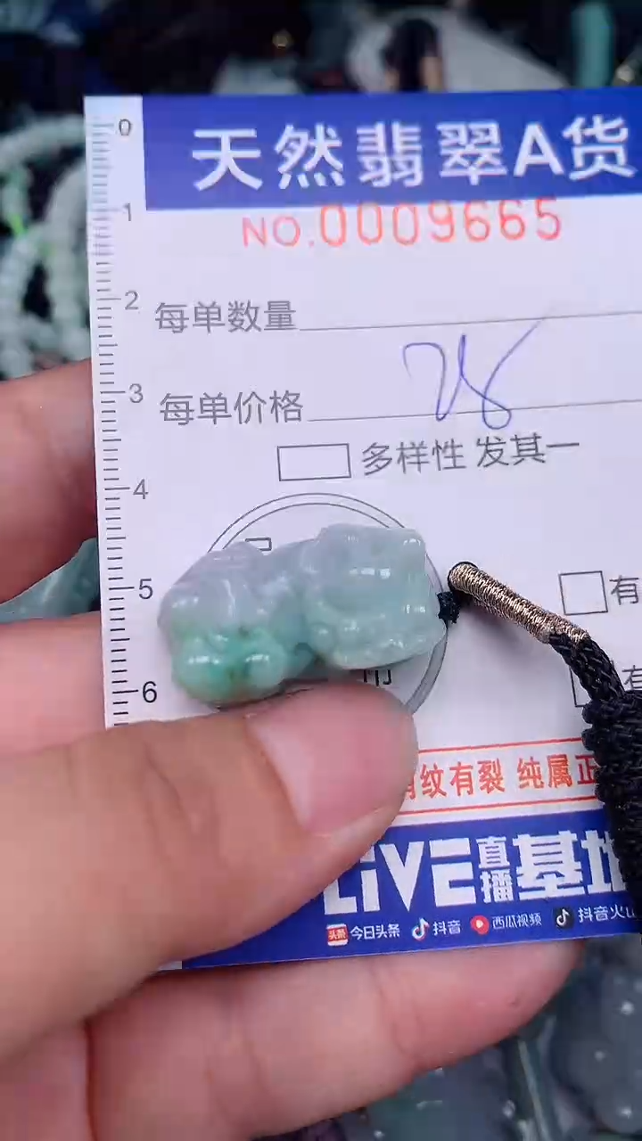 翡翠未镶嵌颈饰...0009665