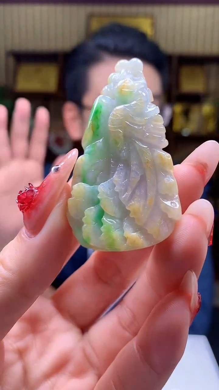 【闪购商品】翡翠颈饰未镶嵌1071ry-jj挂件4