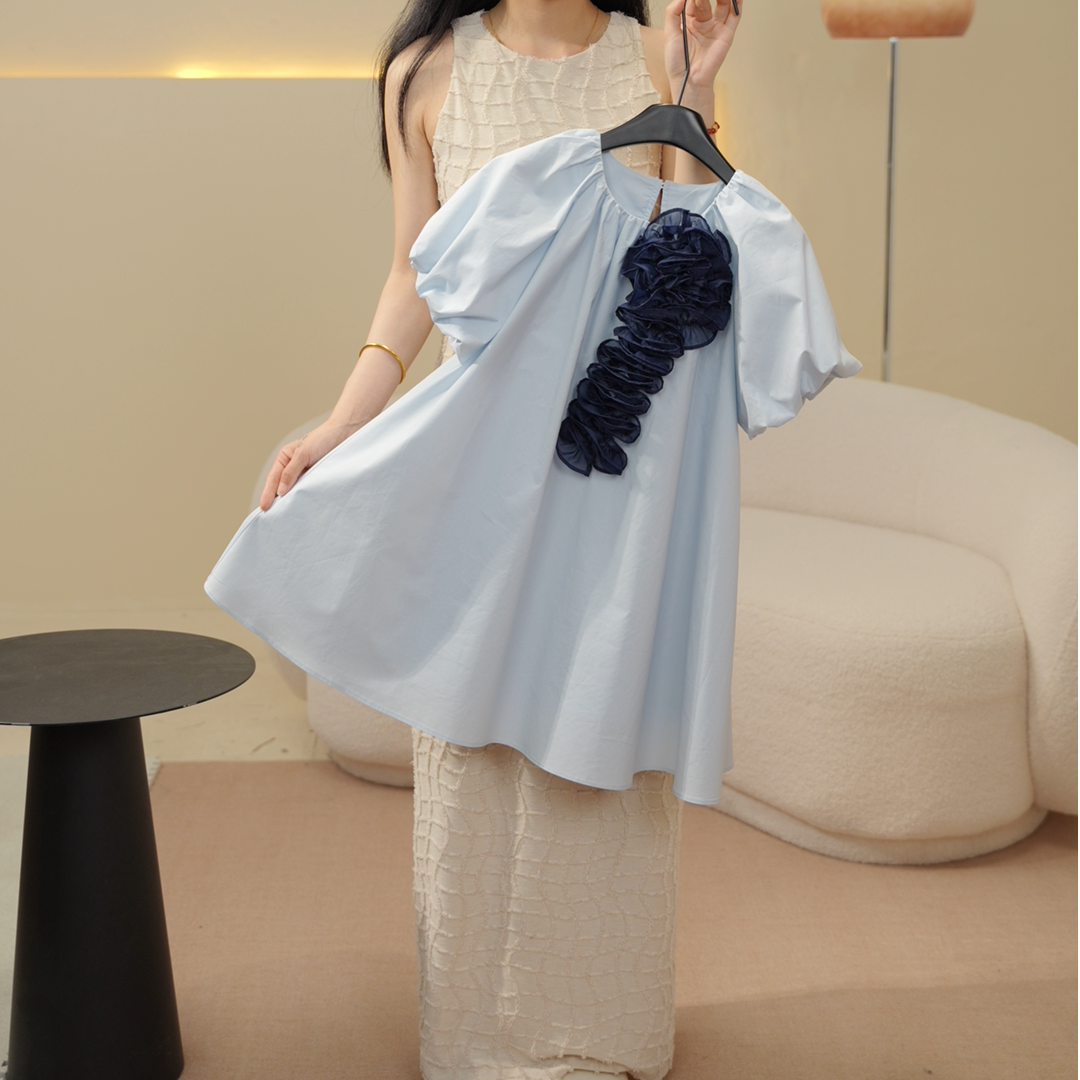 现货 【SEVEN KIDS】 T 100%棉 2025女童夏季连衣裙 棉布裙 25A1110