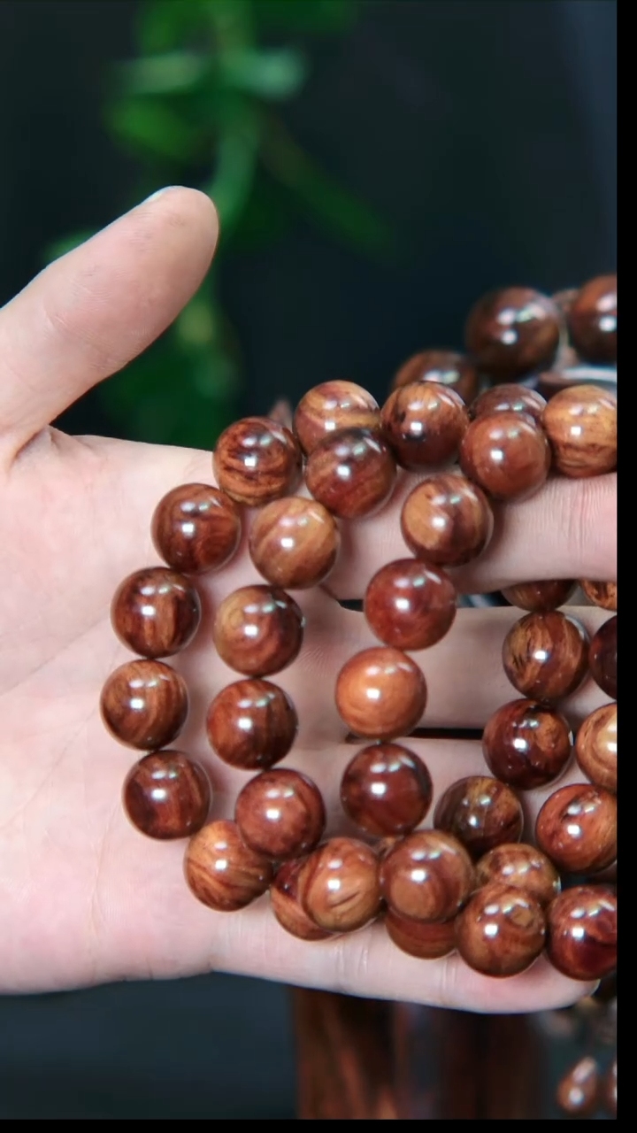【闪购商品】黄花梨/降香黄檀手串/手链海南黄花梨老油梨1.5