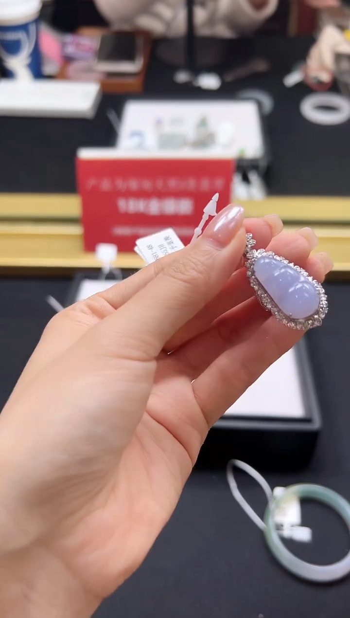 【闪购商品】翡翠颈饰18K金镶嵌DFZ0308-234