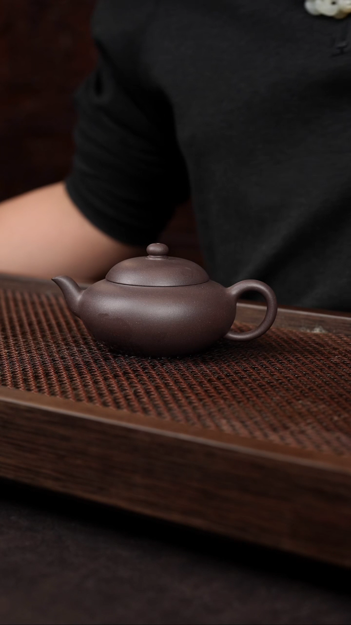 【闪购商品】紫砂茶壶天青矮梨