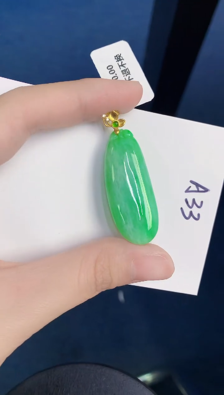 颈饰未镶嵌翡翠天然翡翠缅甸A货