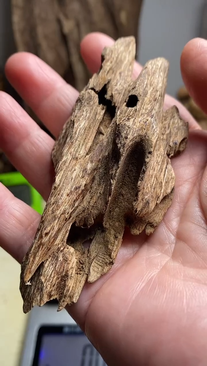 【闪购商品】沉香手把件都蓬沉香原料14克