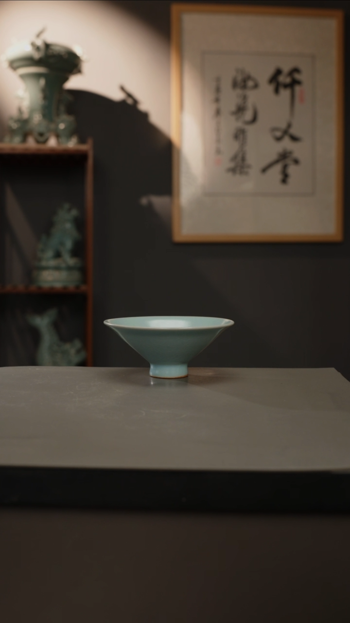【闪购商品】杯仿古釉原矿 斗笠