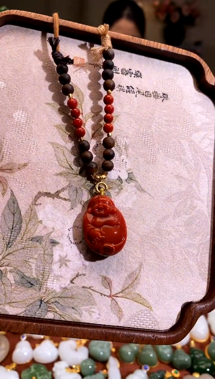 吊坠(赠链)未镶嵌南红玛瑙.