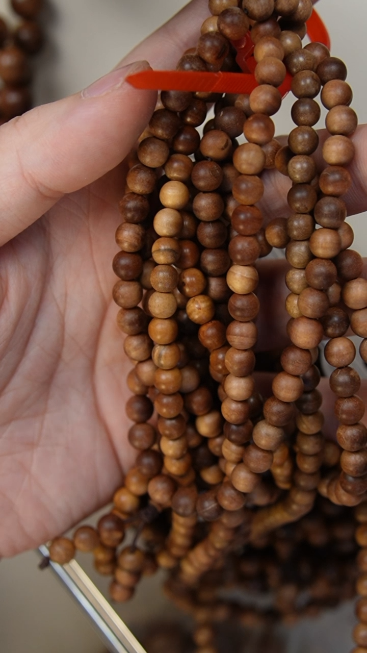【闪购商品】檀香木手串/手链老山檀香0.6圆珠多圈108颗瑕疵