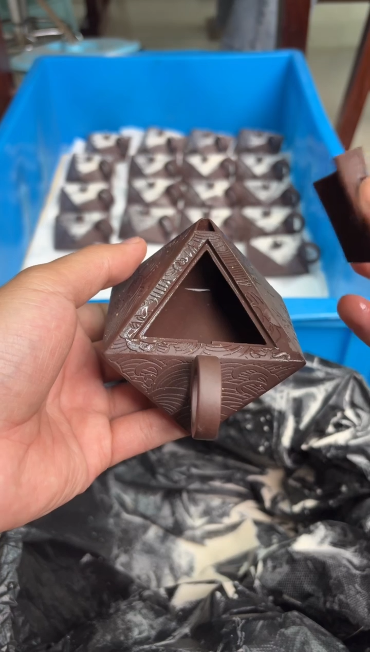 80cc八面玲珑紫泥全手制原创设计