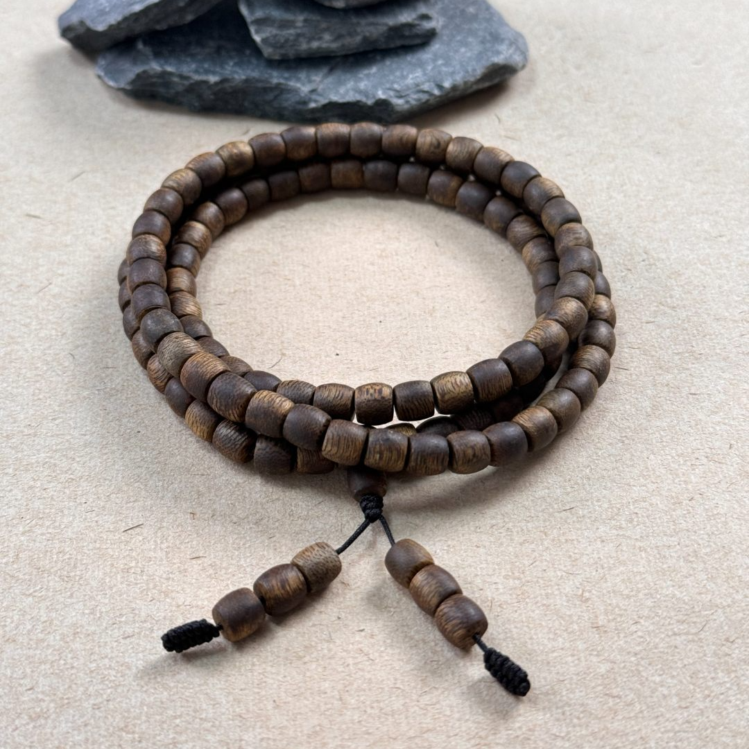 沉香7mm/鼓珠多圈 奇楠沉香9分沉水浮手串多样性发一(花香带凉)