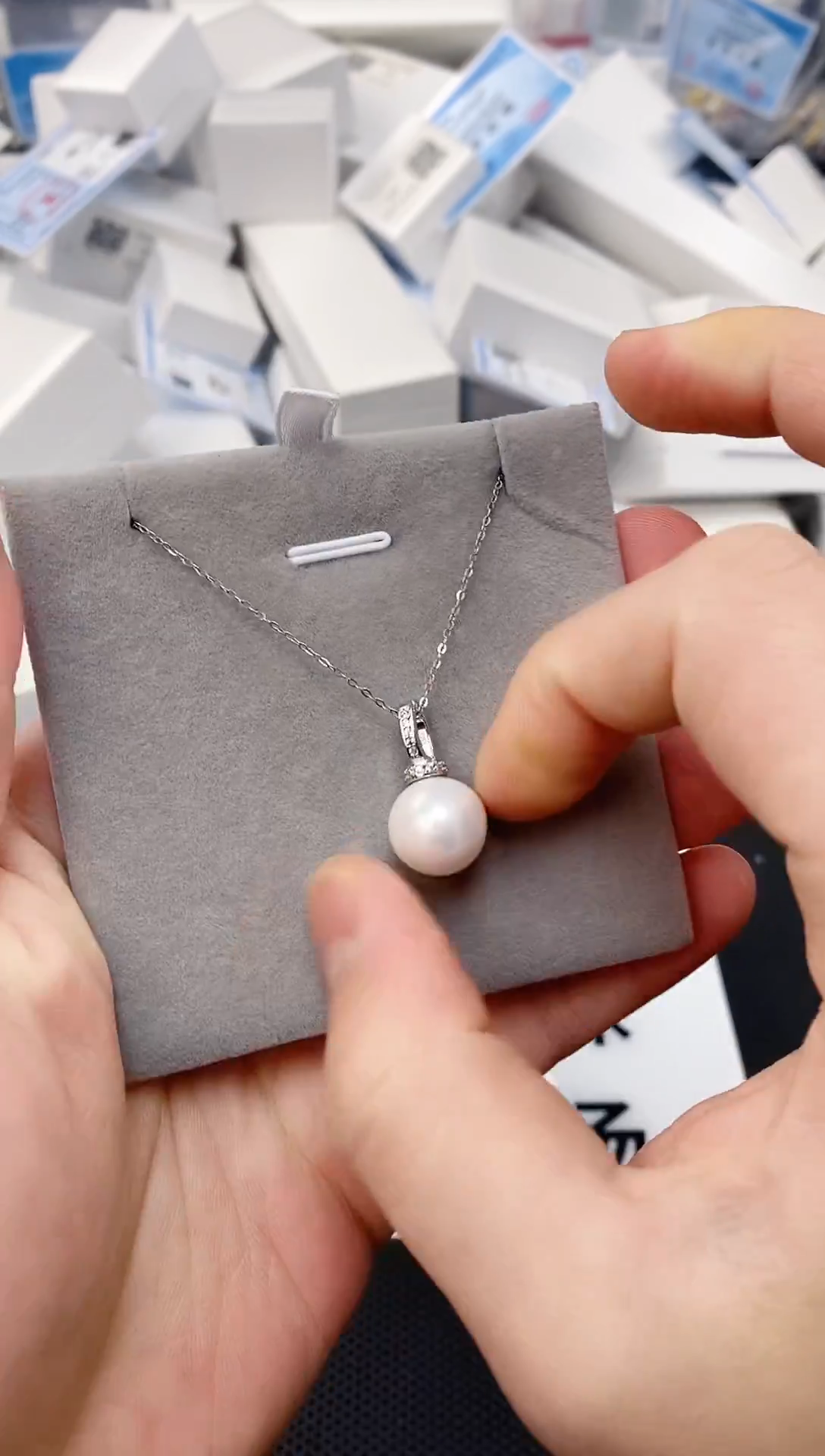 未镶嵌耳饰淡水珍珠XL1039