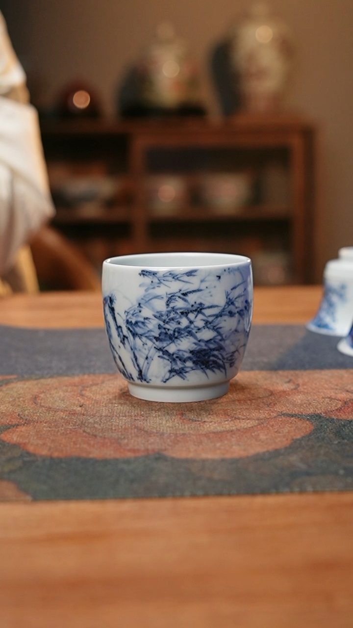 【闪购商品】康亭守艺竹影清风直口杯